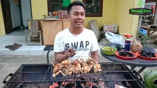 Tutorial Membakar Ayam dengan Briket Batok Kelapa [upl. by Oirramed]