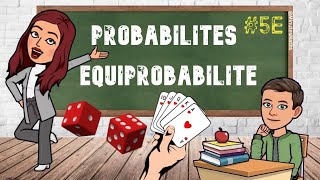 PROBABILITÉ  EQUIPROBABILITE [upl. by Parnell]