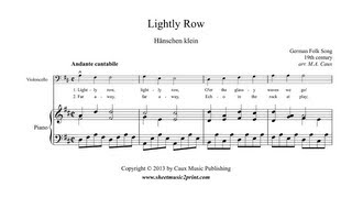 Lightly Row  Cello [upl. by Gonsalve719]