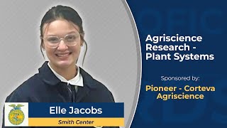 2024 State Proficiency Winner Recognition  Agriscience Research Plant Systems [upl. by Kathryne596]