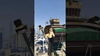 Dangerous jump in Iranian heavy antitank missiles hits military tower In GTAv shorts [upl. by Nahem633]