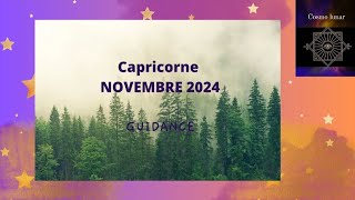 Capricorne ♑ Mois de novembre 2024 💫 Un éclairage arrive attention à vos finances ✨ [upl. by Georgiana918]