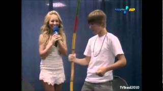 Panico na TV Sabrina Sato e Justin Bieber ENTREVISTA 290810 [upl. by Diogenes]