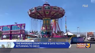 The Riverside County Fair and Date Festival returning to Indio [upl. by Zerline525]