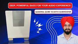 🔊 Quadral Qube 10 Aktiv Subwoofer  Deep Powerful Bass for Your Audio Experience [upl. by Laddy]