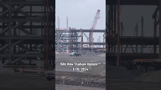 Bills Stadium Construction Update Bills Buffalo BuffaloBills NFL Football FYP ForYou [upl. by Sredna]