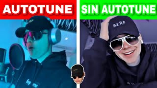 AUTOTUNE vs SIN AUTOTUNE 🔥 Version Bizarrap Session 5 [upl. by Danczyk462]