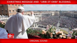 25 December 2023 Christmas Message and “Urbi et Orbi” Blessing Pope Francis [upl. by Weathers]