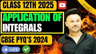 CBSE PYQ 2024  Application of Integral  Chapter 8 Class 12 Board Exam 2025 NC [upl. by Ylenaj]