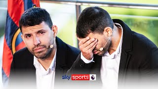 Sergio Aguero bids tearful farewell to football career after heart scare ❤️ [upl. by Chapnick]