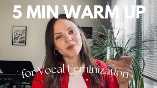 Essential 5 Minute Trans Voice Warm Up for Daily Practice [upl. by Cinelli]