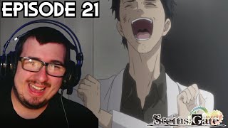 STEINSGATE 0 EPISODE 21 REACTION [upl. by Annaitat857]