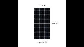 Panel SOLAR LUXEN MONOCRISTALINO 550WP 144 CELDAS [upl. by Ethelbert]