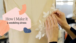 How to Make a Wedding Dress from Start to Finish  How I Make It  Etsy [upl. by Arrak]