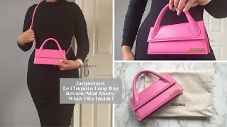 Jacquemus Le Chiquito Long Review  Modshots  What Fits Inside  Luxury Unboxing [upl. by Spears]