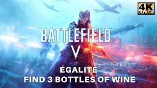 Battlefield 5 War Story 32 Égalité  Find 3 Bottles of Wine [upl. by Yevi]