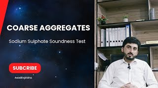 Coarse Aggregates  Soundness Test  Sodium Sulphate Method [upl. by English]