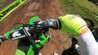 Kawasaki KX450 Testing at Washougal MX Park [upl. by Abbi659]