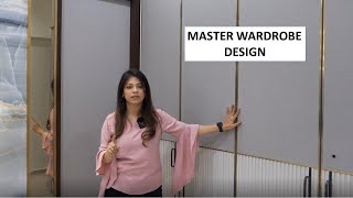 Ep17  Luxury Interior Design  Wardrobe Design Inside  Grey Wardrobe Design for Master Bedroom [upl. by Mcgurn]