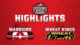 Moose Jaw Warriors at Brandon Wheat Kings 920  WHL Highlights 202425 [upl. by Sharyl]