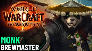 Brewmaster Monk Gameplay Livestream  Mythic Dungeons Raid Gear Grinding  WoW The War Within [upl. by Hirst]