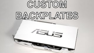 How I Make My Custom GPU and SSD Backplates [upl. by Estevan]