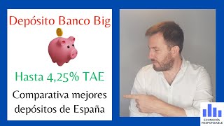 Depósito bancario del Banco BIG en 2024 características y opiniones [upl. by Elleirad546]