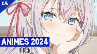 NOVOS ANIMES DE JULHO 2024  Guia de Temporada [upl. by Yalcrab]