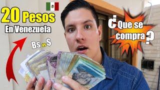 Cuantos son 20 pesos Mexicanos en Bolívares ¿que se compra con 1 dólar VENEZUELA [upl. by Bale]