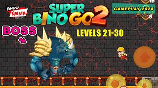 Super Bino Go 2  Levels 2130  BOSS [upl. by Asinla]