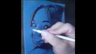 My first ball point pen drawing video BookOfFaces [upl. by Ekaterina531]