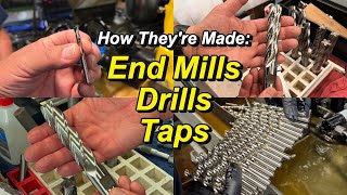 How are Drills Taps amp End Mills Made Greenfield Industries Factory Tour [upl. by Delphina881]