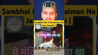 Sambhal Jama Masjid Newsसंभल की जामा मस्जिद का विवाद क्या हैshortsislamsambhalsambhalnewsfacts [upl. by Lanta]