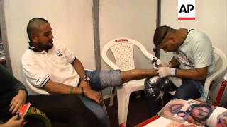 Ink masters from around the world show off their skills [upl. by Avat]