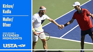 MullerOfner vs KirkovKudla Extended Highlights  2023 US Open Round 1 [upl. by Selma609]