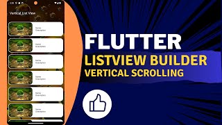 Flutter Listview Builder Vertical [upl. by Adorne357]