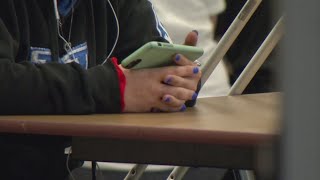 Parents worried cellphone ban stops them from checking in on their kids during school shootings [upl. by Nosmoht]