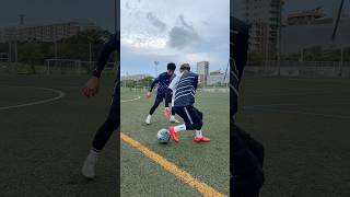 【ステップオーバー・ダブルタッチ】 regateyutoregatesoccerfootballskillレガテドリブル塾 REGATEドリブル塾 ドリブル塾 shorts [upl. by Piotr]