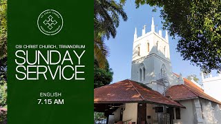 Sunday Service English Eucharist  November 5 2023  715 AM  CSI Christ Church Trivandrum [upl. by December]