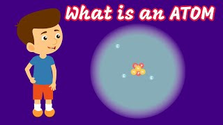 What is an Atom  Structure of an Atom  Atom video for kids [upl. by Oulman]