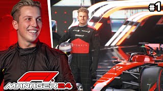 F1 MANAGER 24 CAREER MODE  Our Journey Begins 1 [upl. by Feigin]