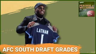 AFC South Draft Grades  Texans Missed Opportunity [upl. by Aisyram]