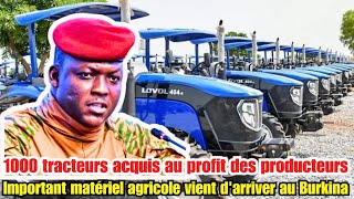 Burkina Faso  1000 Tracteurs Livrés pour Révolutionner lAgriculture [upl. by Adnahsed]