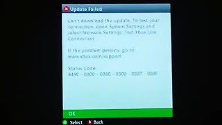 My Xbox 360 wont Update Please HELP me [upl. by Cadman]