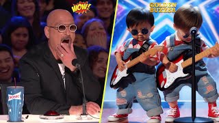 GOLDEN BUZZER 3YearOld Boy Shocks Judges  AUDITIONS  Americas Got Talent 2024 [upl. by Casmey]