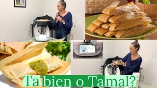 Tamales de salsa verde en la Thermomix  TM6 [upl. by Esineg]