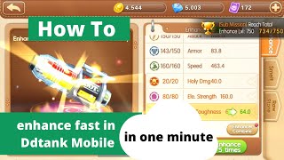 Ddtank Mobile  How to enhance weapon fast [upl. by Llehcim]