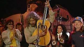 Arlo Guthrie Willie Nelson Neil Young amp More  This Land Is Your Land Live at Farm Aid 1987 [upl. by Llehsyar]