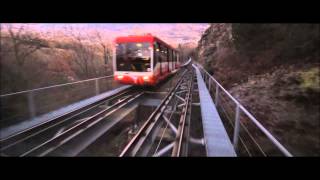 Funiculaire CransMontana to Sierre highspeed timelapse [upl. by Hajan573]