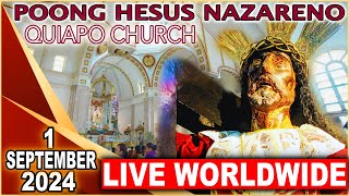 Quiapo Church Live Mass Today  1 September 2024 Sunday HEALING MASS [upl. by Craig]